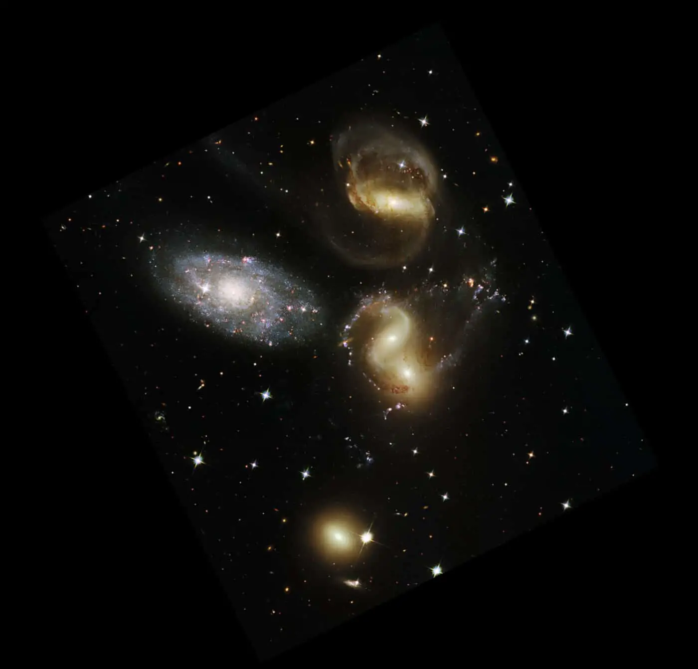 Stephans Quintet Hubble